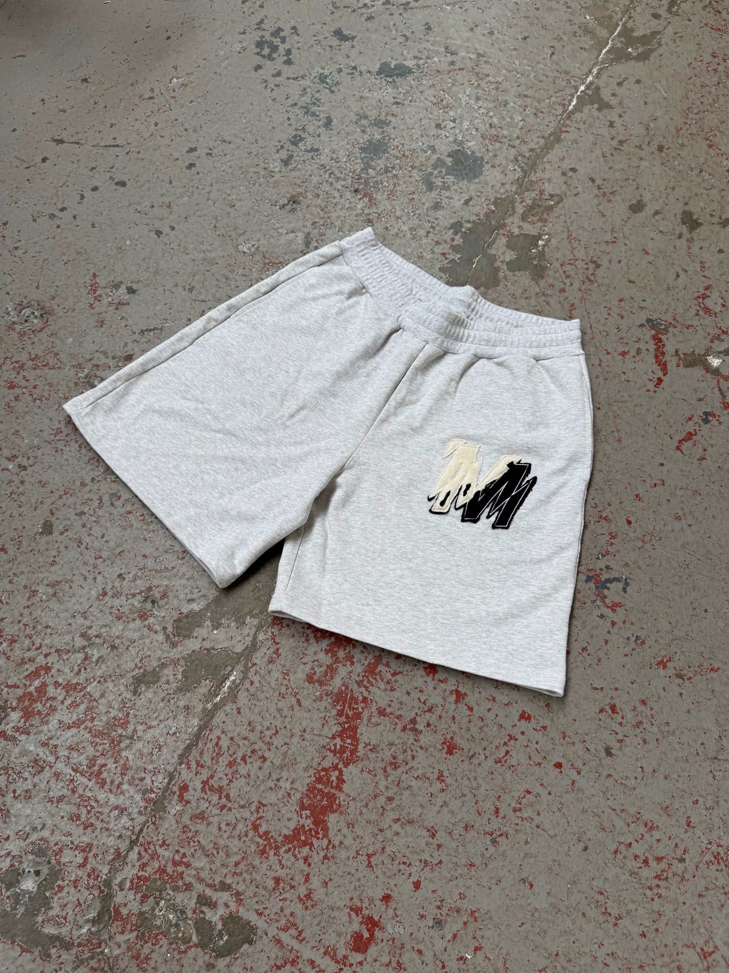 Organic Sweat Shorts Athletic Grey