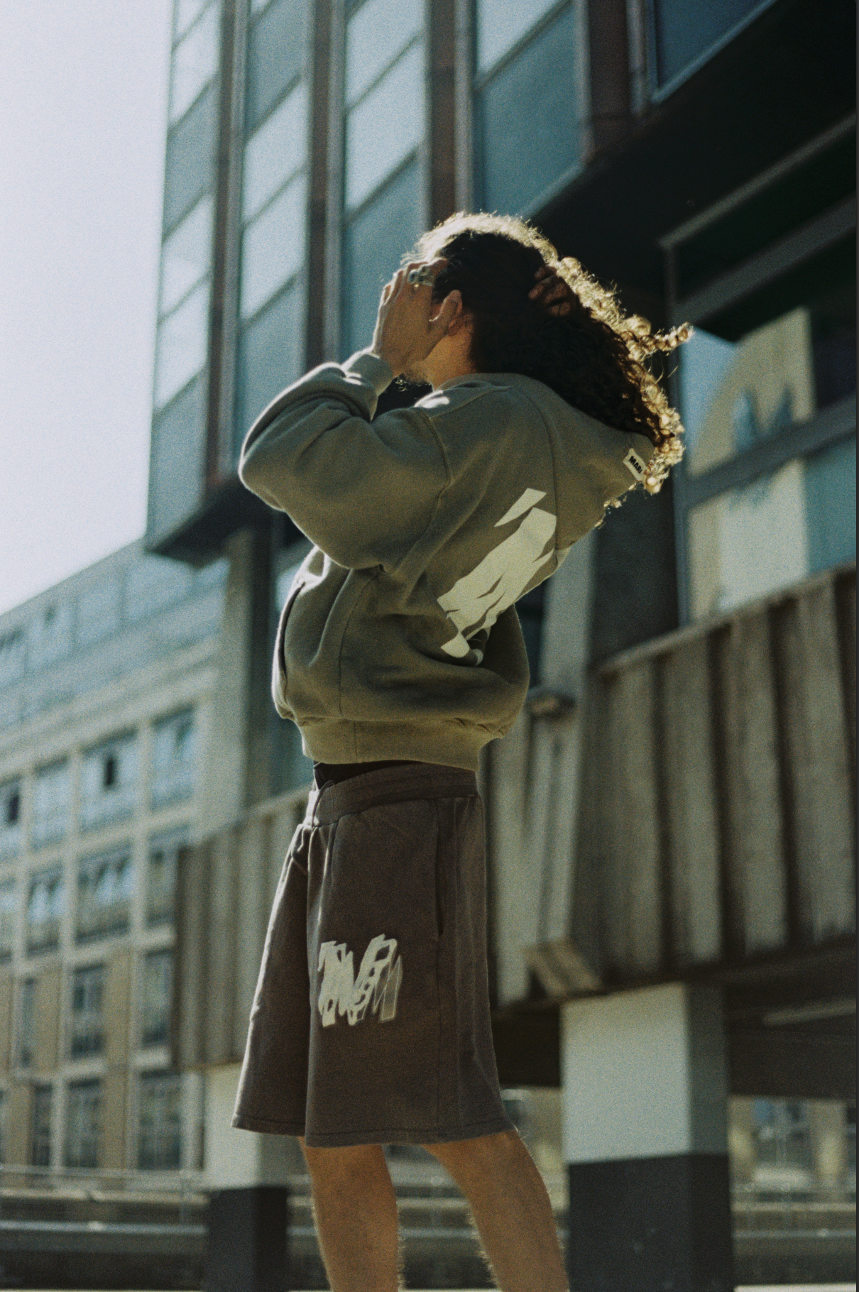 Organic Sweat Shorts - Clay
