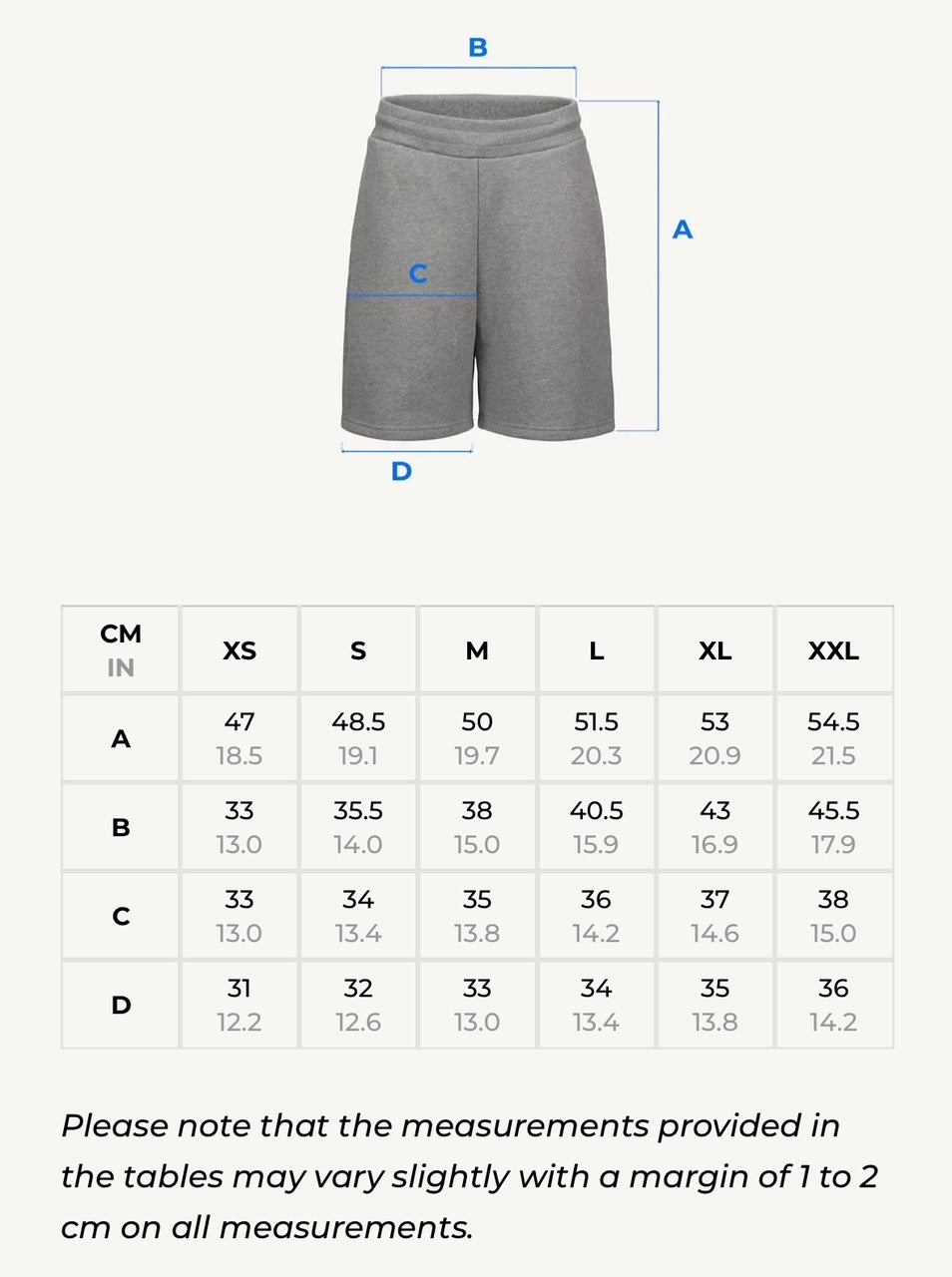 Organic Sweat Shorts - Grey Marl