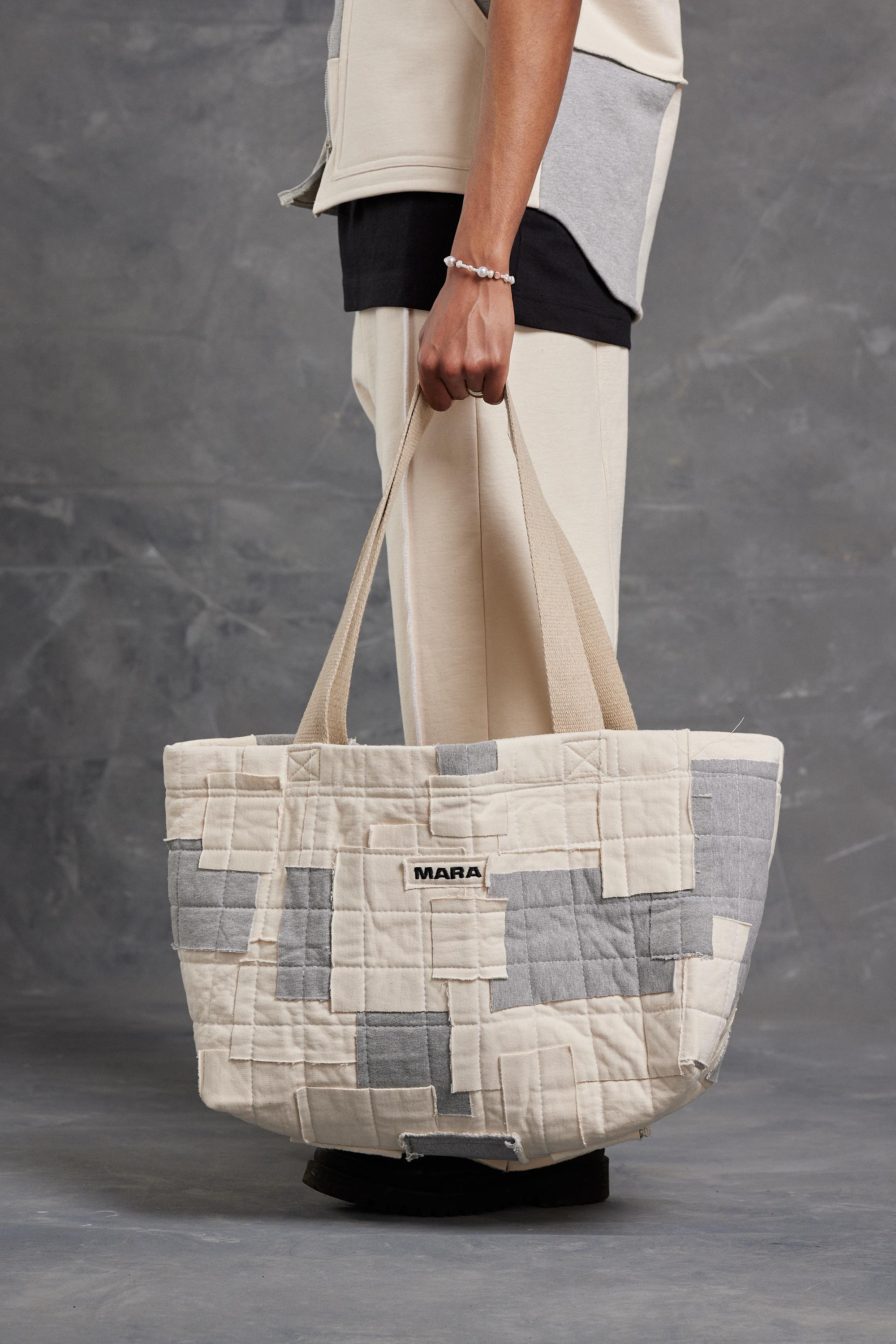 Patchwork Shopper Black