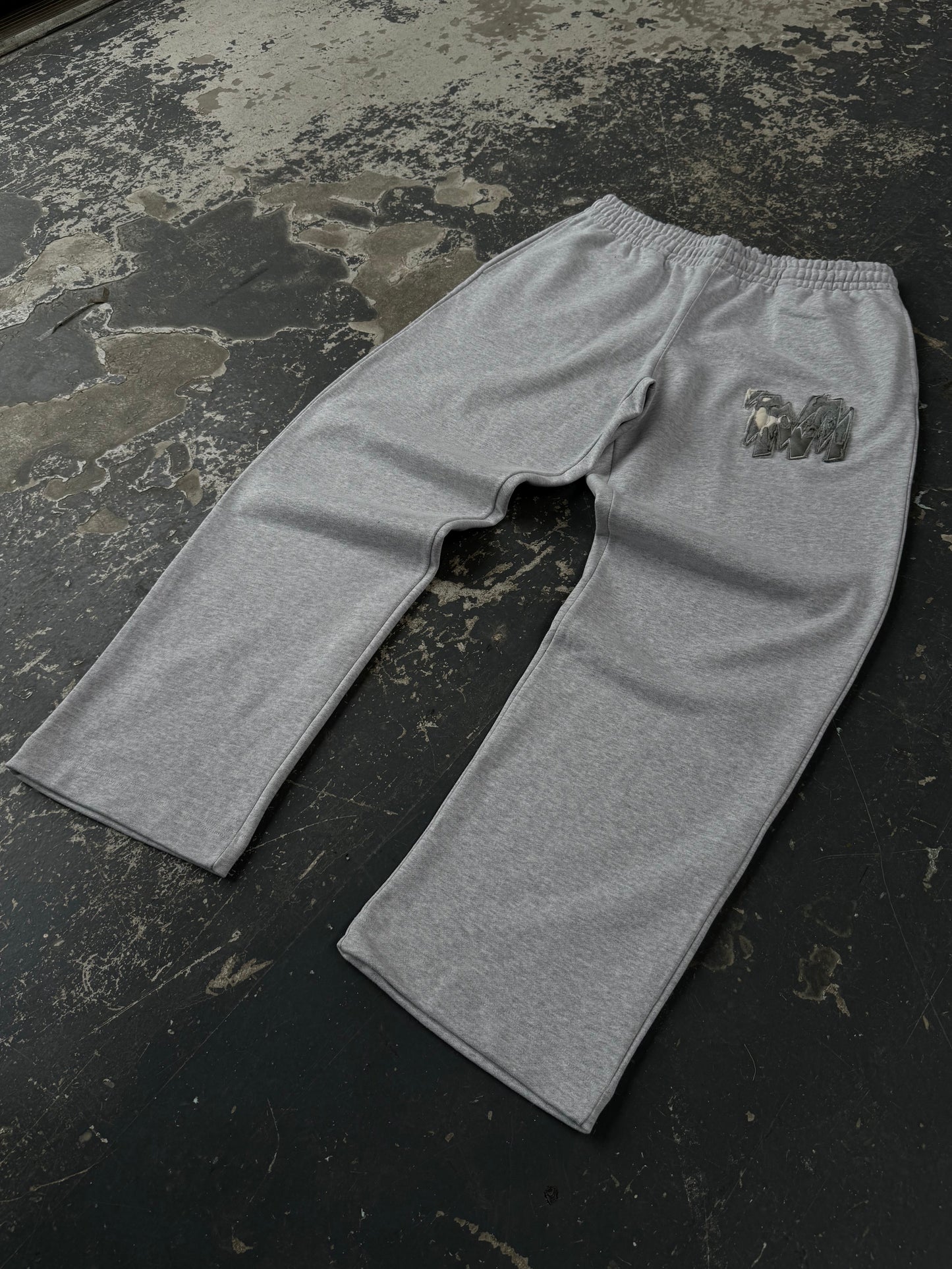 Straight Leg Sweatpants - Athletic Grey