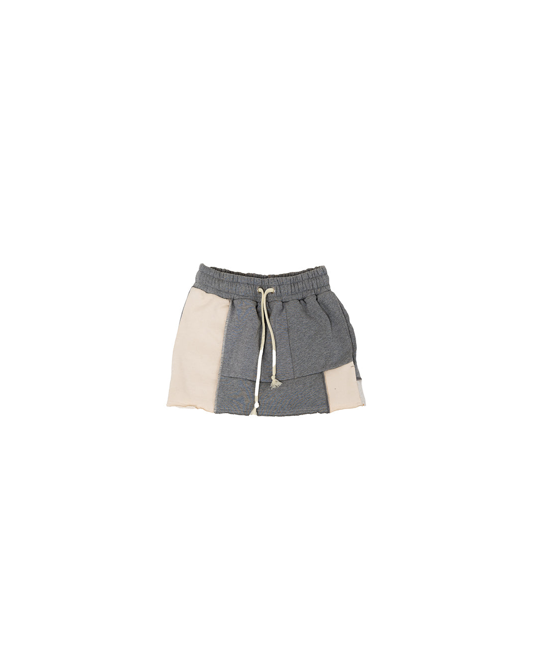 Patchwork Skirt Grey