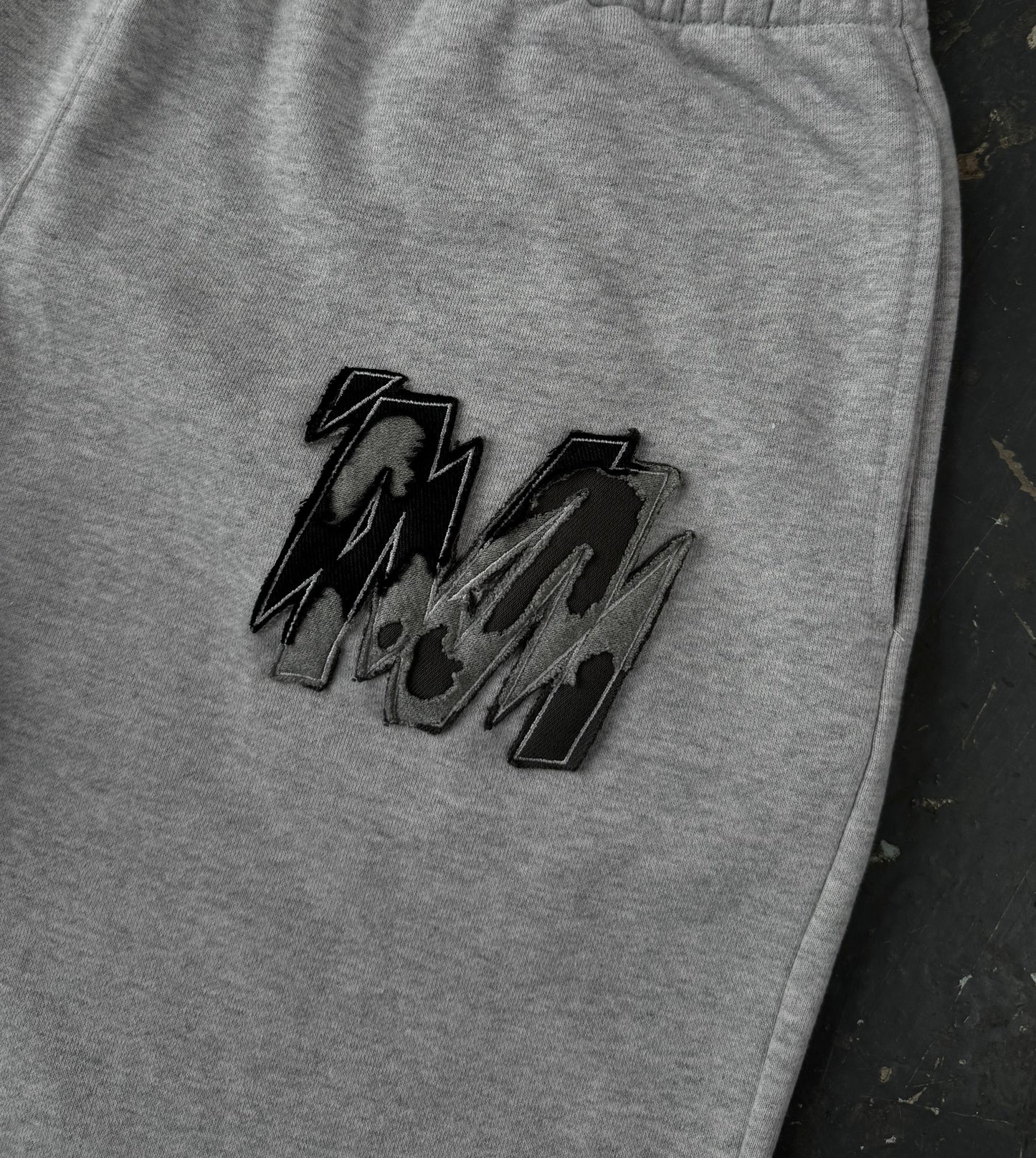 Straight Leg Sweatpants - Athletic Grey
