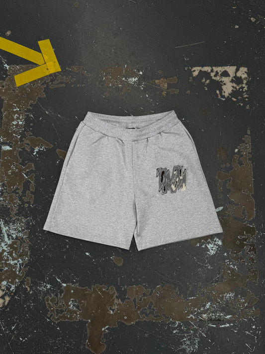 Organic Sweat Shorts Athletic Grey