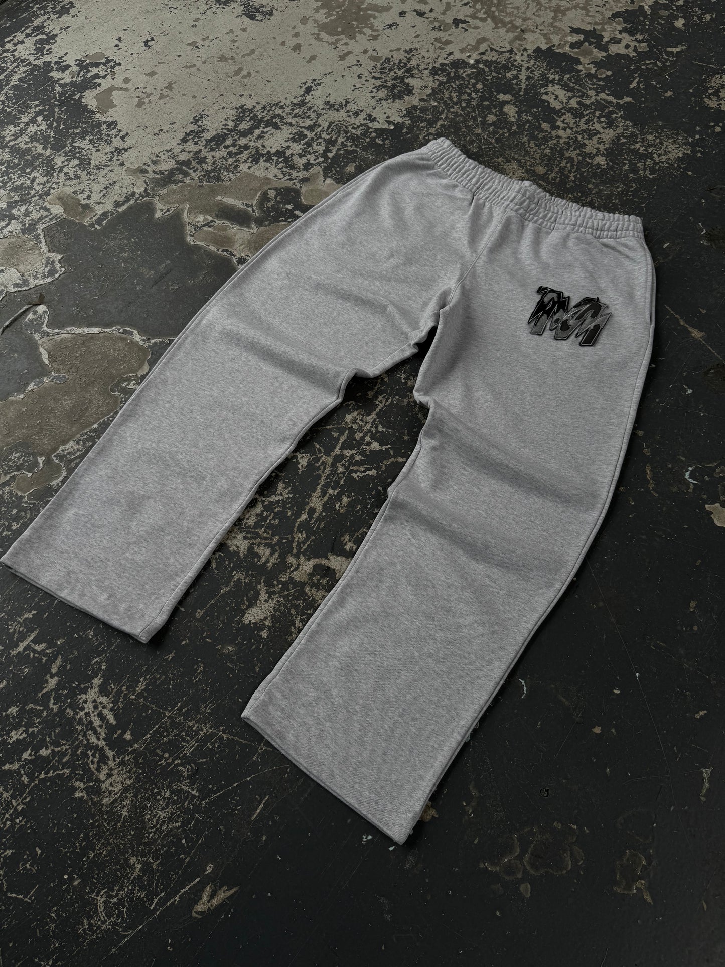 Straight Leg Sweatpants - Athletic Grey
