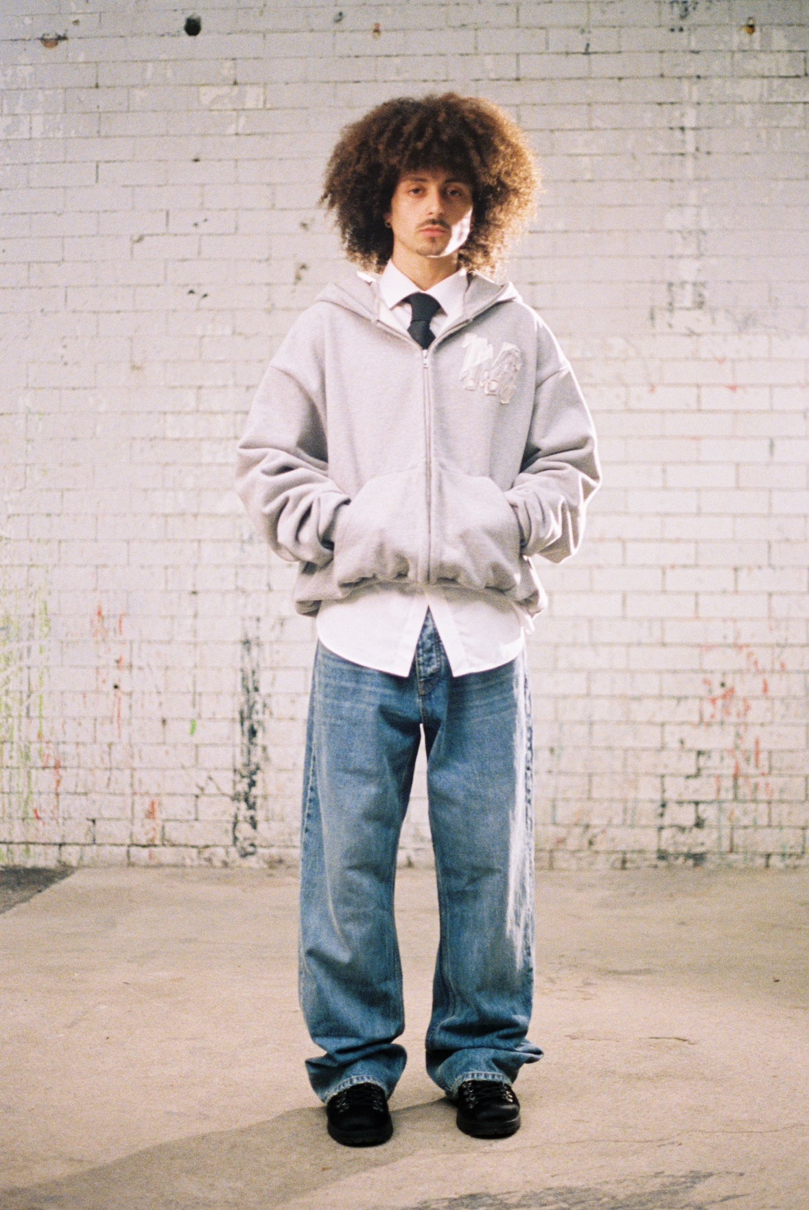 Washed Blue Denim Jeans