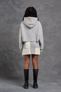 Patchwork Skirt Grey/Grey