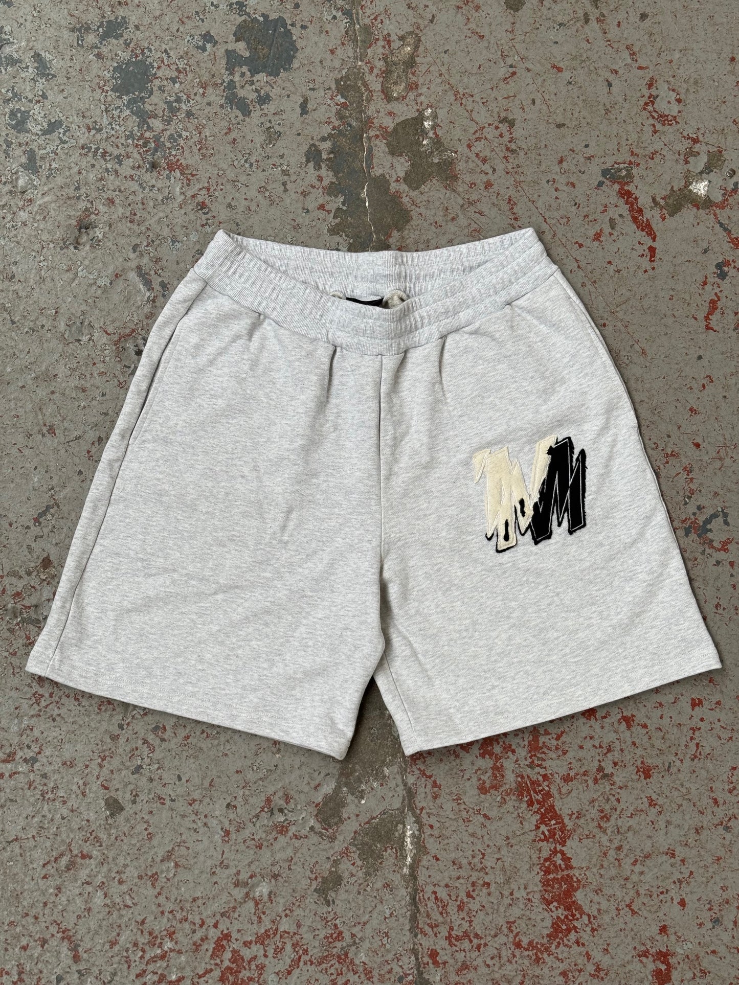 Organic Sweat Shorts Athletic Grey