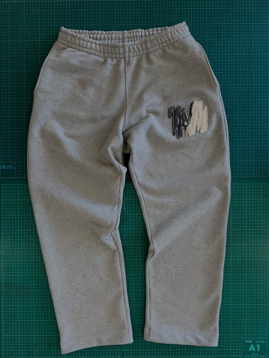 Straight leg sweatpants grey