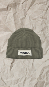 Ribbed Recycled Organic Cotton Beanie